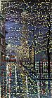 Chicago Water Tower at Night by Unknown Artist